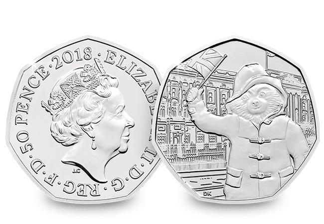 How much is the 2018 Paddington at the Palace 50p coin worth?