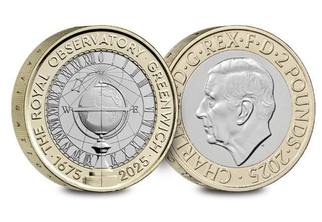 The 2025 Royal Mint Royal Observatory £2 coin - all you need to know