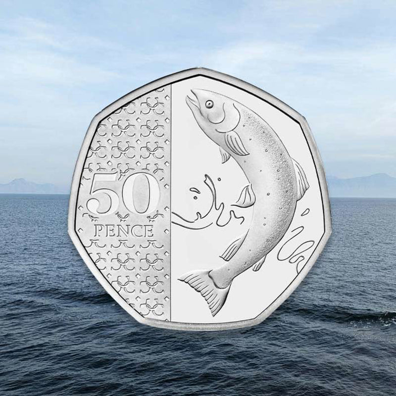 The Salmon 50p - What is the privy mark? Which one is worth the most?