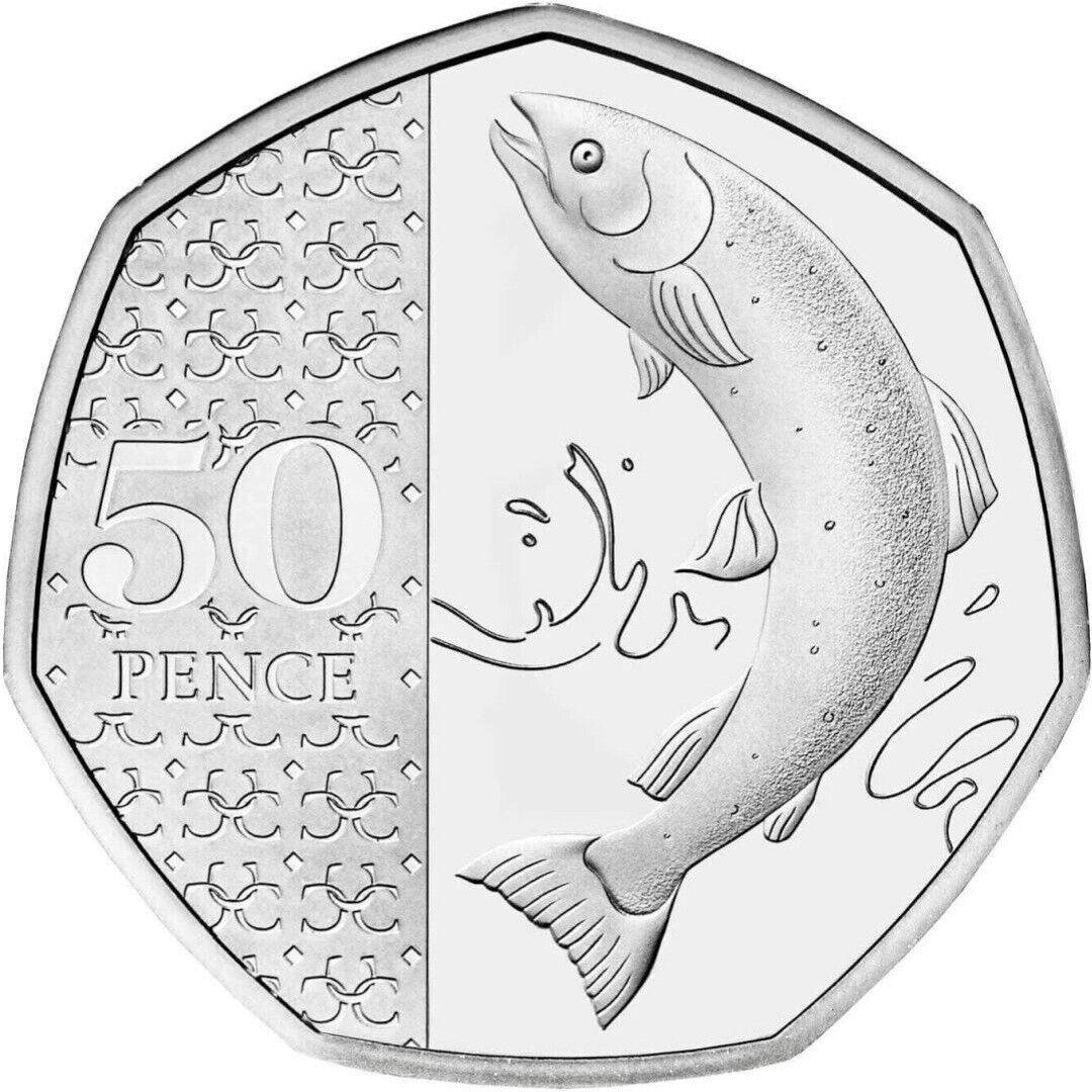 The 2023 Atlantic Salmon 50p Mintage - is it rare? How much is it worth?