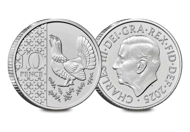 2025 Capercaillie Ten Pence Definitive 10p Brilliant Uncirculated Coin