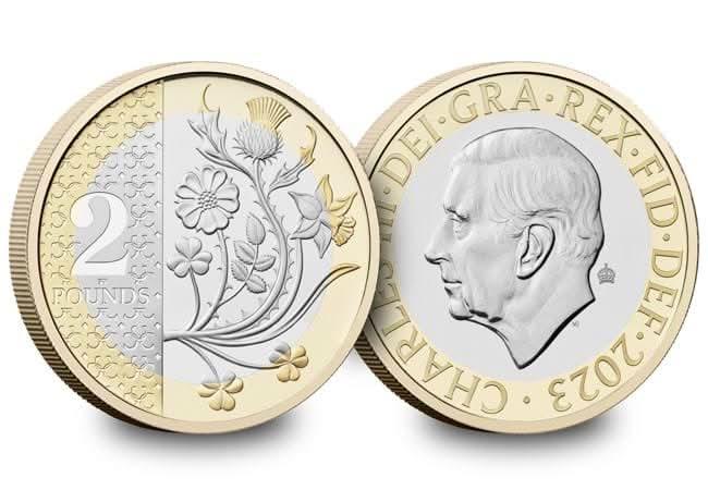 2023 Flora Definitive £2 Brilliant Uncirculated Coin - Copes Coins