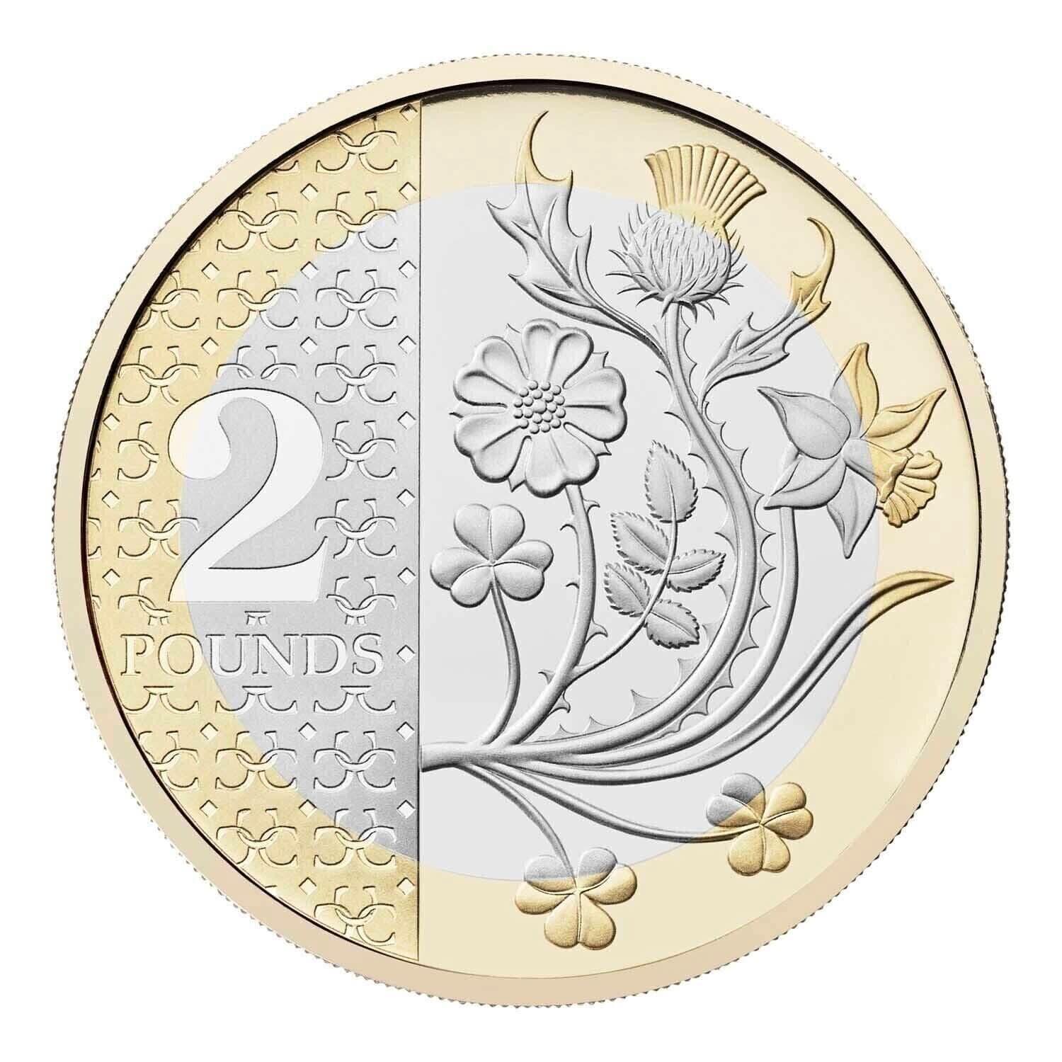 2023 Flora Definitive £2 Brilliant Uncirculated Coin - Copes Coins