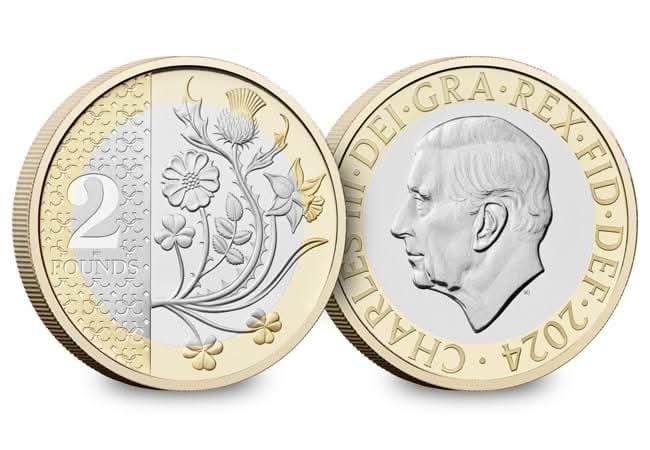 2024 Flora Definitive £2 Brilliant Uncirculated Coin