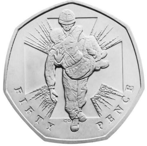 50p 2006 Victoria Cross Heroic Acts 50p Circulated Coin - Copes Coins