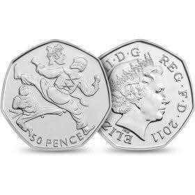 50p 2011 Olympics Taekwondo 50p Circulated Coin - Copes Coins