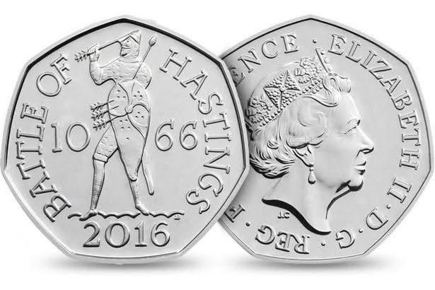 50p 2016 Battle of Hastings 50p Circulated Coin - Copes Coins