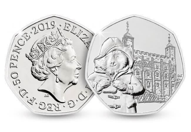 50p 2019 Paddington at the Tower of London 50p Circulated Coin - Copes Coins