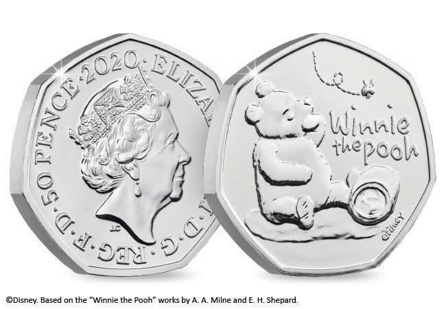 50p 2020 Winnie the Pooh 50p Brilliant Uncirculated Coin Pack - Copes Coins