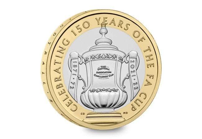 £2 2022 150th Anniversary FA Cup £2 Brilliant Uncirculated Coin Pack - Copes Coins