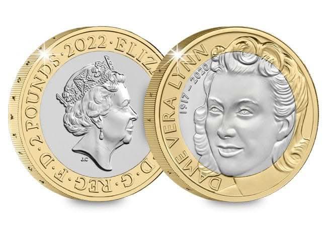 £2 2022 Dame Vera Lynn £2 Brilliant Uncirculated Coin - Copes Coins