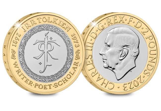 2023 JRR Tolkien £2 Brilliant Uncirculated Coin - Copes Coins