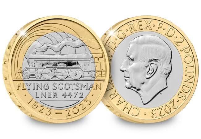 2023 Flying Scotsman Centenary £2 Brilliant Uncirculated Coin Pack - Copes Coins