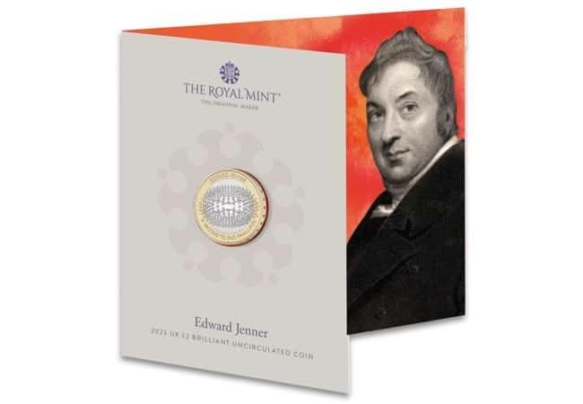 2023 Edward Jenner £2 Brilliant Uncirculated Coin Pack - Copes Coins